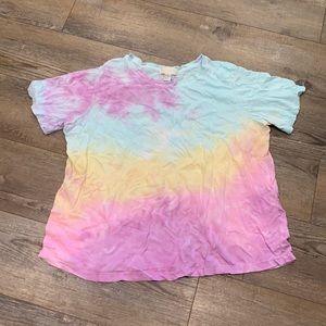 Pastel tie dyed t shirt